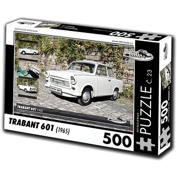 Retro-auta Puzzle č. 23 Trabant 601 (1965) 500 dílků
