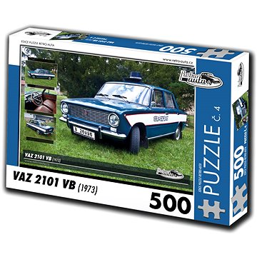Retro-auta Puzzle č. 4 VAZ 2101 VB (1973) 500 dílků
