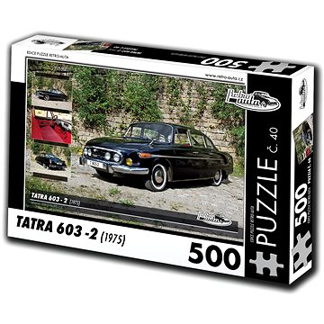 Retro-auta Puzzle č. 40 Tatra 603-2 (1975) 500 dílků