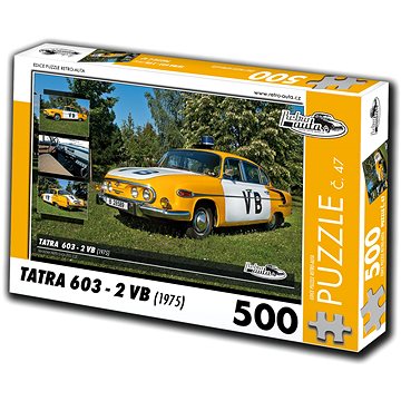 Retro-auta Puzzle č. 47 Tatra 603-2 VB (1975) 500 dílků