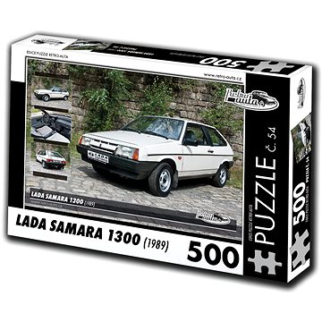 Retro-auta Puzzle č. 54 Lada Samara 1300 (1989) 500 dílků
