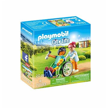Playmobil Pacient na invalidním vozíku