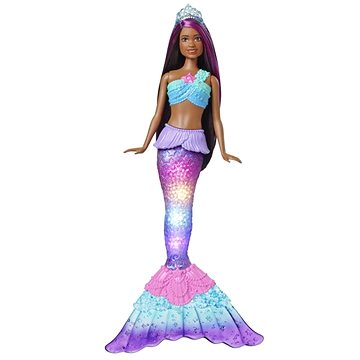 Barbie Blikající Mořská Panna Brunetka