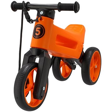 E-shop Teddies Scooter FUNNY WHEELS Rider SuperSport orange 2in1 + Tragegurt