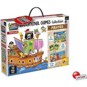 Montessori kolekce vzdělávacích her piráti
