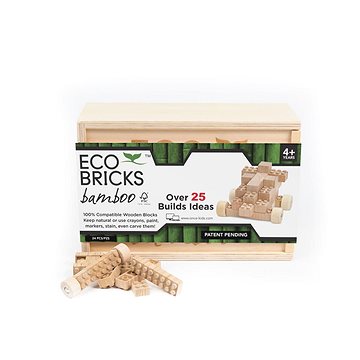 Once Kids Eco-Bricks Bambus 24 dílů