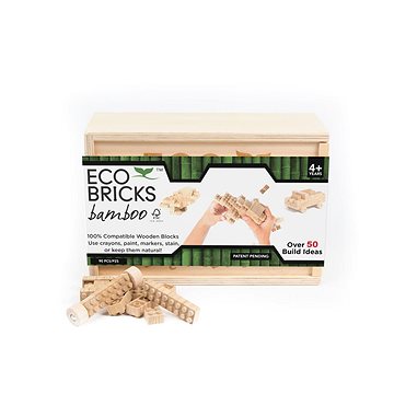 Once Kids Eco-Bricks Bambus 90 dílů