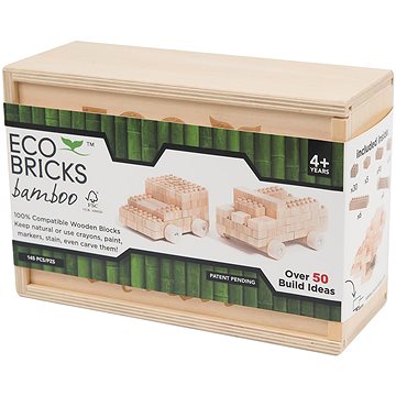Once Kids Eco-Bricks Bambus 145 dílů
