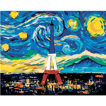 E-shop Malen nach Zahlen - Eiffelturm von Vincent van Gogh