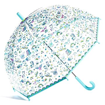 Djeco Krásný designový deštník - Jednorožci