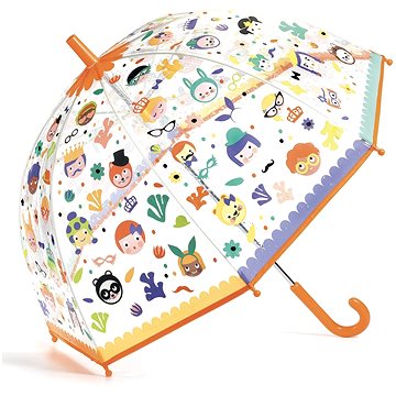 Djeco Krásný designový deštník - Obličeje
