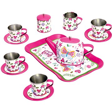 Dětský čajový set, růžový