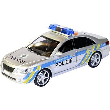 MaDe Auto policejní s českým hlasem, na setrvačník, 24cm
