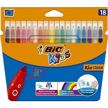 BIC Kids tenké 18 barev