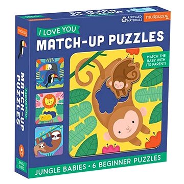 Match-Up Puzzle - Mláďata z džungle