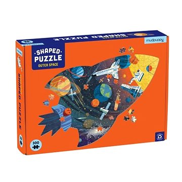 Tvarované puzzle - Vesmír (300 ks)