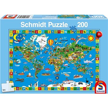 Schmidt Puzzle Tvůj úžasný svět 200 dílků