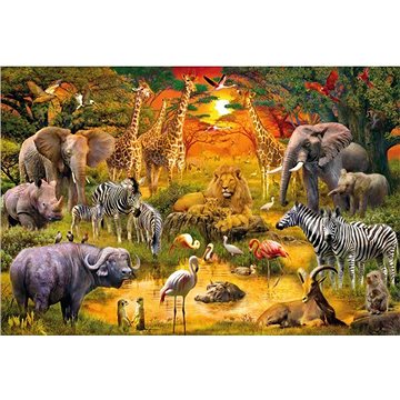 Schmidt Puzzle Africká zvířata 150 dílků