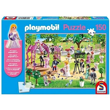 Schmidt Puzzle Playmobil Svatba 150 dílků + figurka Playmobil