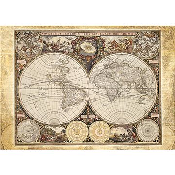 Schmidt Puzzle Historická mapa světa 2000 dílků