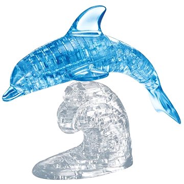 HCM Kinzel 3D Crystal puzzle Skákající delfín 95 dílků