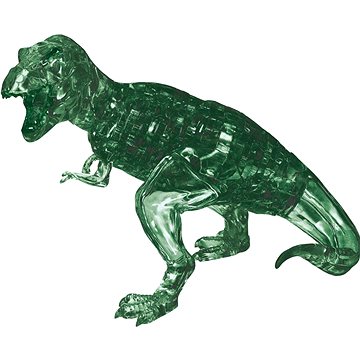HCM Kinzel 3D Crystal puzzle Tyranosaurus zelený 49 dílků