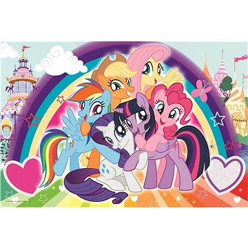 Trefl Puzzle My Little Pony: Šťastní poníci MAXI 24 dílků