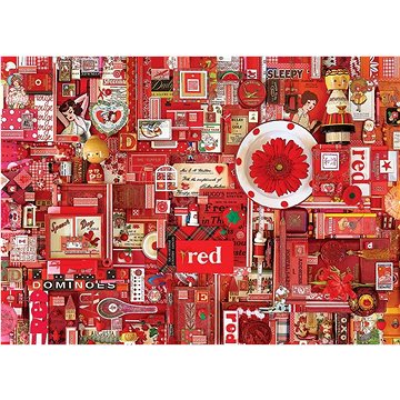 Cobble Hill Puzzle Barvy duhy: Červená 1000 dílků