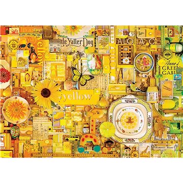 Cobble Hill Puzzle Barvy duhy: Žlutá 1000 dílků