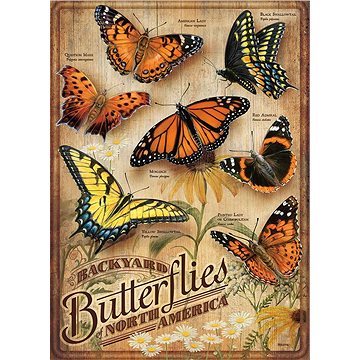 Cobble Hill Puzzle Zahradní motýli 500 dílků