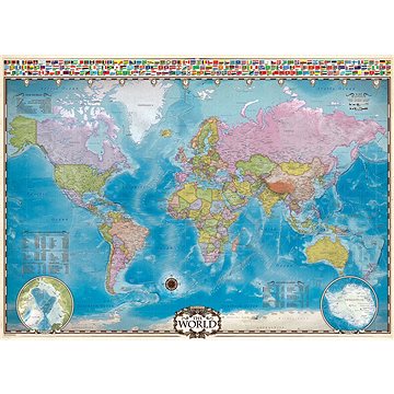 Eurographics Puzzle Mapa světa 1000 dílků