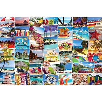 Eurographics Puzzle Světoběžník - pláže 1000 dílků