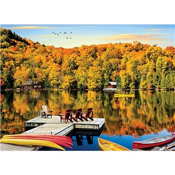 Eurographics Puzzle Chata u jezera, Quebec 1000 dílků