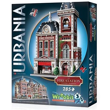 Wrebbit 3D puzzle Urbania: Hasičská stanice 285 dílků