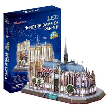 Cubicfun Svítící 3D puzzle Notre Dame 149 dílků