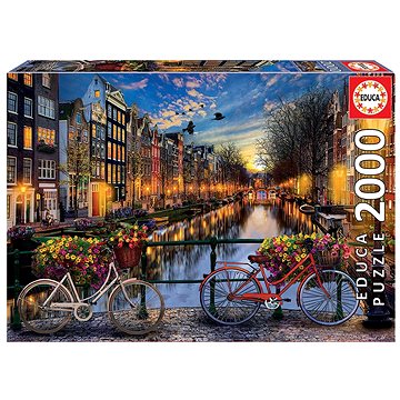 Educa Puzzle Romantický Amsterdam 2000 dílků