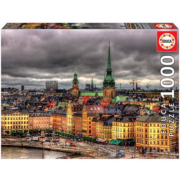 Educa Puzzle Pohled na Stockholm, Švédsko 1000 dílků