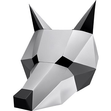 PolyPaper - 3D Papírová maska - Vlk