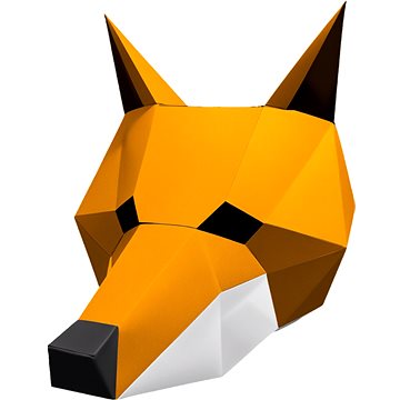 PolyPaper - 3D Papírová maska - Liška