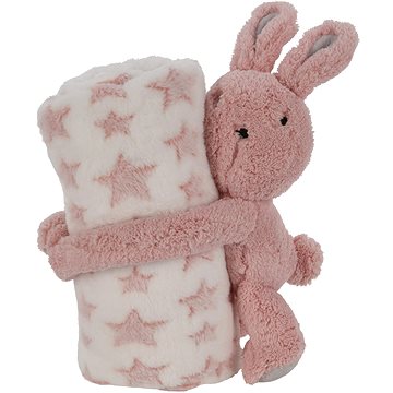 H&L Plyšová deka 75 × 100 cm s mazlíčkem, králík