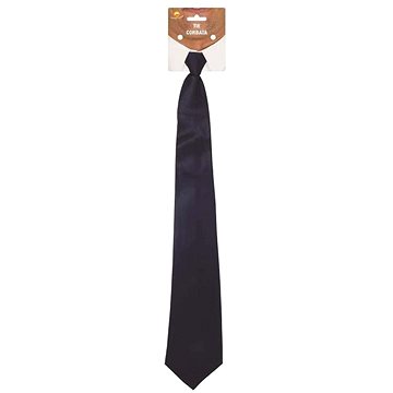 GUIRCA Černá kravata, 45 cm