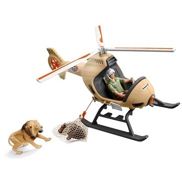Schleich Záchranný vrtulník pro zvířata 42476
