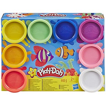 Play-Doh 8 St Becher mit Regenbogenfarben