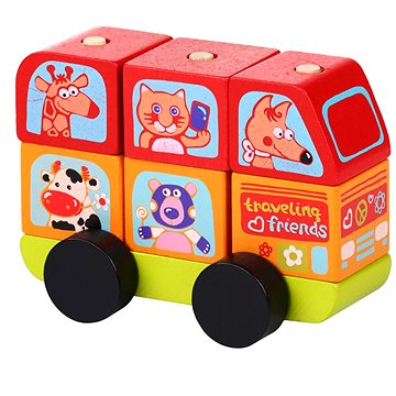 Cubika 13197 Minibus šťastná zvířátka