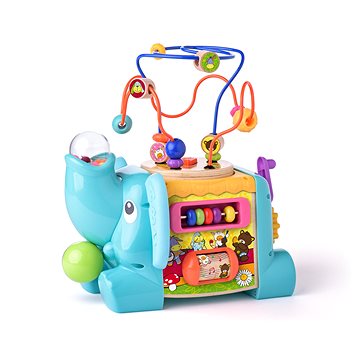 E-shop Niny Didaktisches Spielzeug Elefant mit Motorikschleife