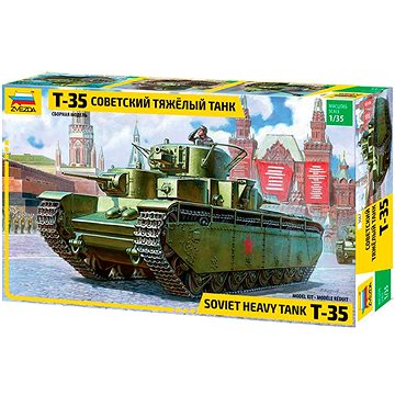 Model Kit tank 3667 - T-35 Heavy Soviet Tank