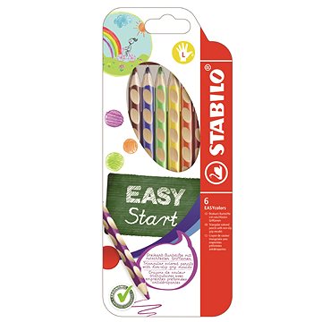 E-shop STABILO Easycolours Farbstifte für Linkshänder - 6 Stück