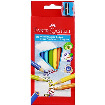 E-shop Faber-Castell Jumbo Farbstifte, 10 Farben