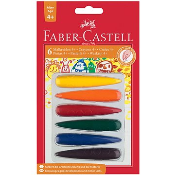 FABER-CASTELL plastové, do dlaně, 6 barev
