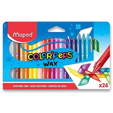 E-shop Wachsmalstifte Maped Color Peps Was, 24 Farben